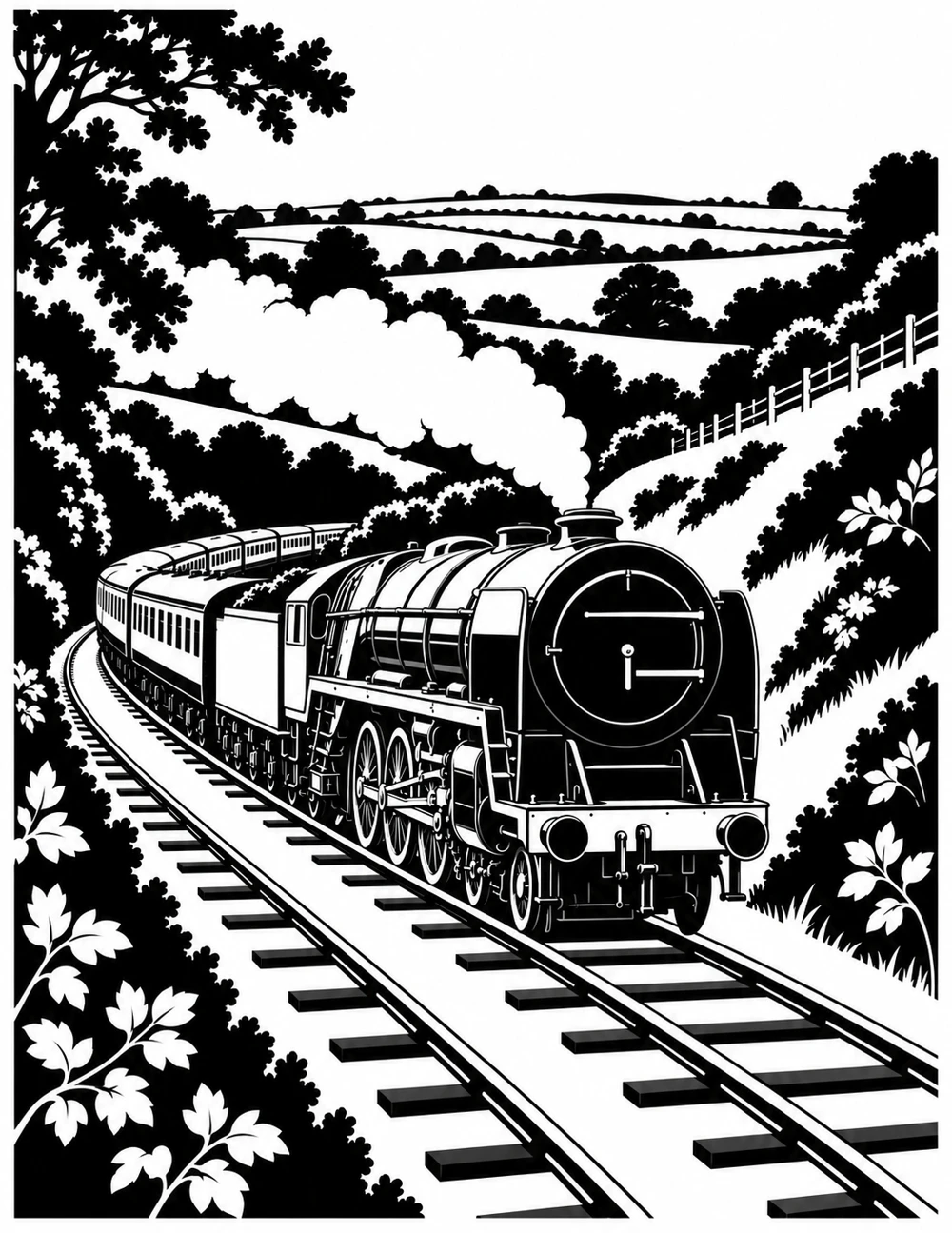 Completed artwork: Britannia in open countryside